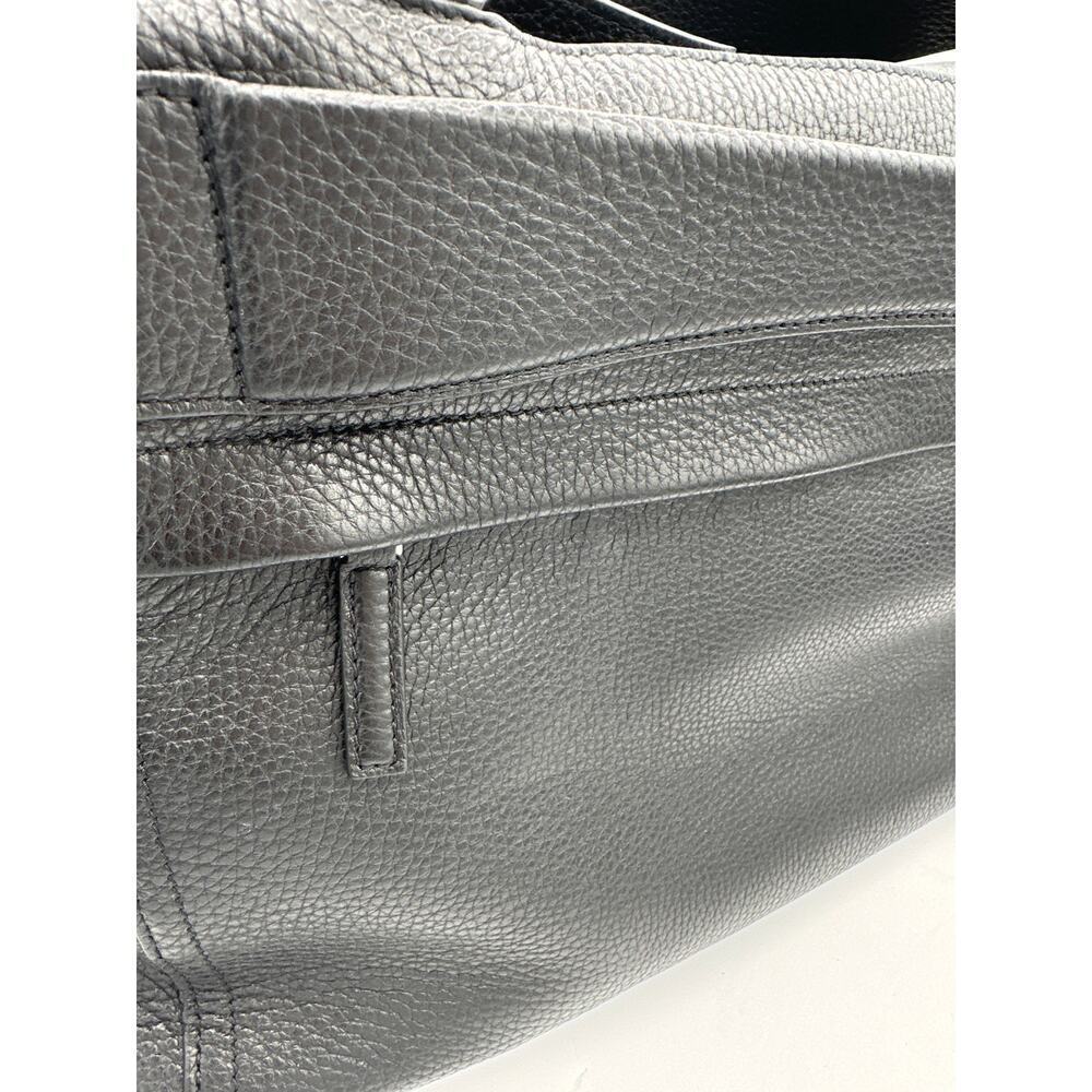 Givenchy Black Leather Pebble Textured Large Pandora Travel Bag - Picture 6 of 9